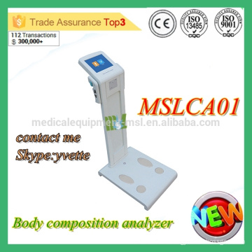 MSLCA01M Analizador de la composición del cuerpo Máquina barata del analizador de cuerpo con CE &amp; ISO aprobado